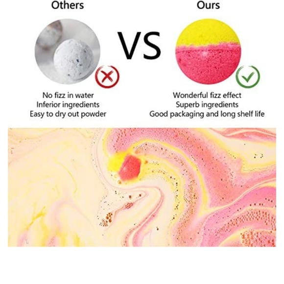 NWT Naga Living Set of 4 Bath Bombs - Picture 4 of 6